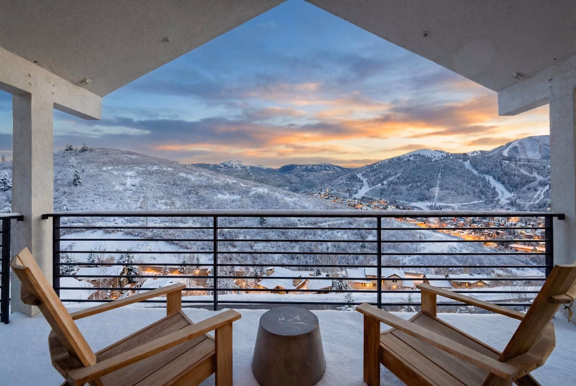 Luxury mountain home interior
